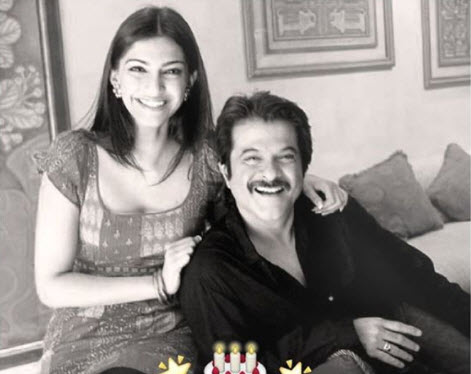 Sonam Kapoor and Anil Kapoor