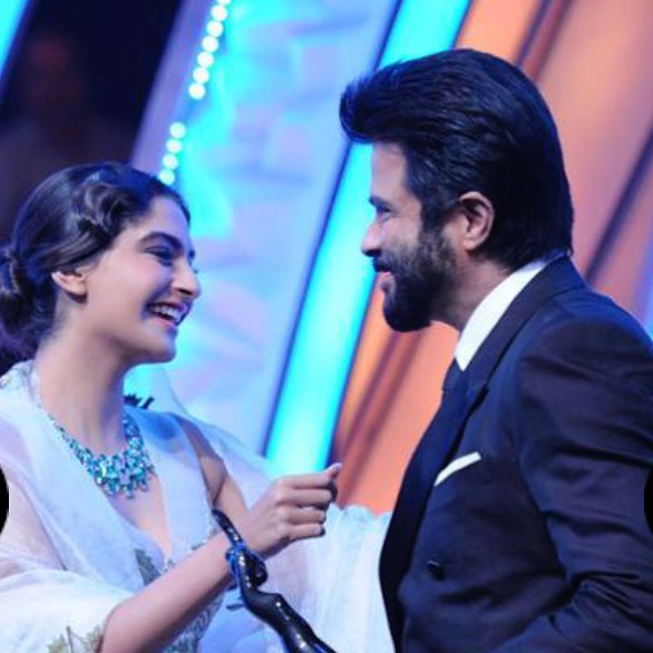 Sonam Kapoor and Anil Kapoor