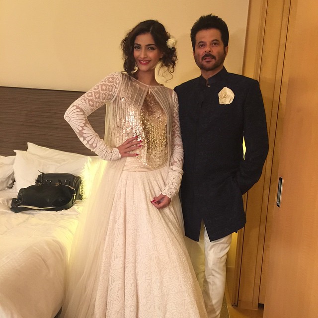 Sonam Kapoor and Anil Kapoor