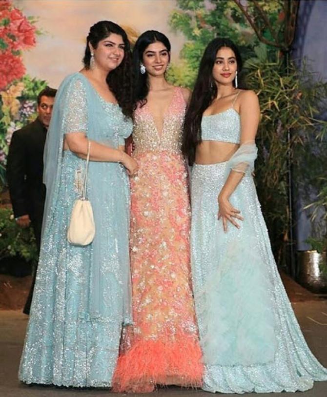 Anshula Kapoor Janhvi Kapoor Khushi Kapoor