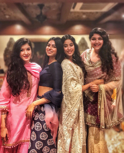 Anshula Kapoor Janhvi Kapoor Khushi Kapoor