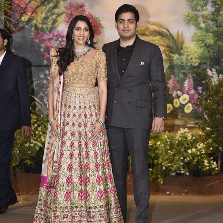 Akash Ambani and Shloka Mehta