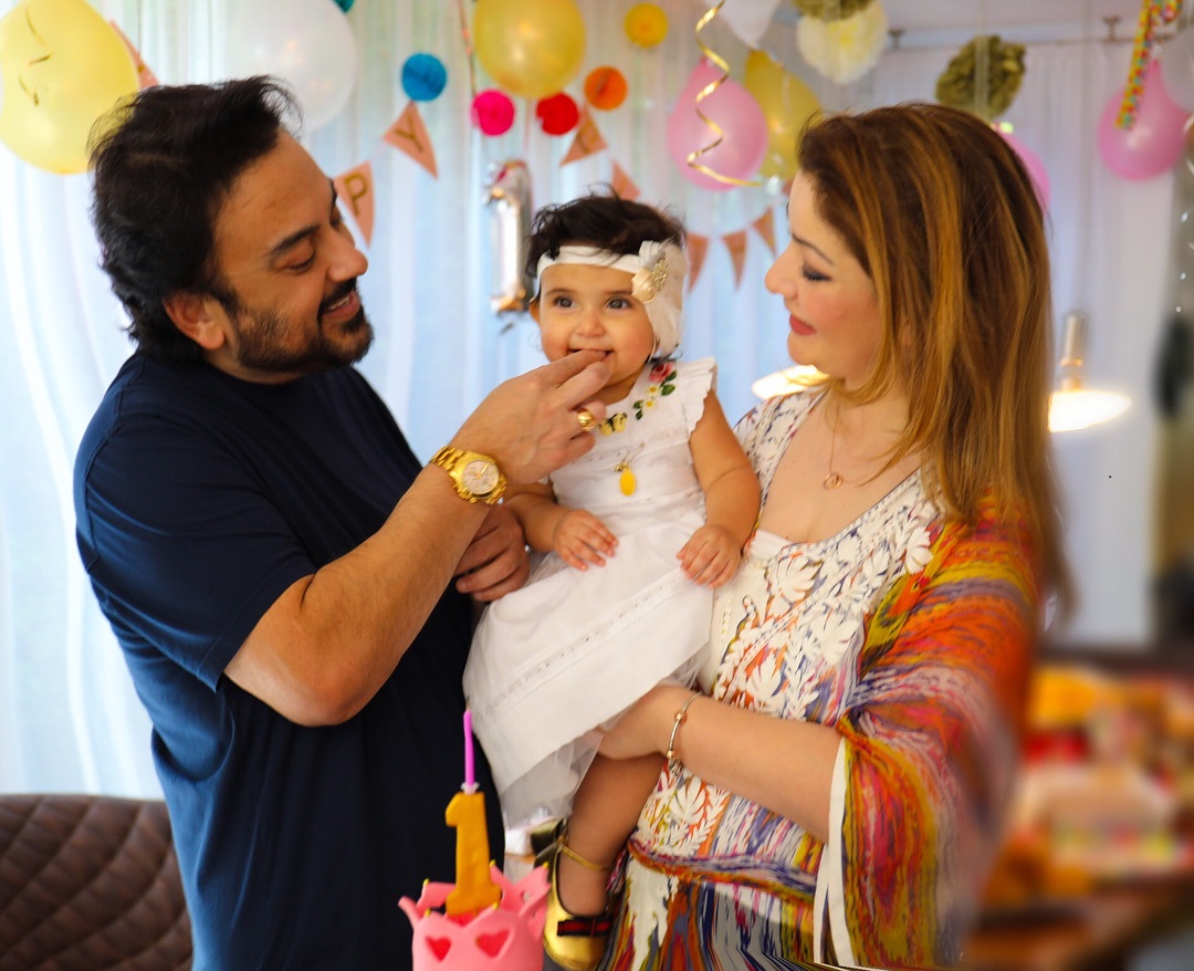Adnan Sami Daughter Medina First Birthday