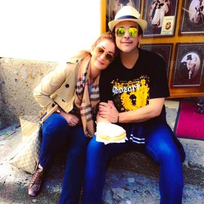 Adnan Sami and Zeba Bakhtiar