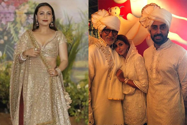 Rani Mukerji and Abhishek-Amitabh-Shweta