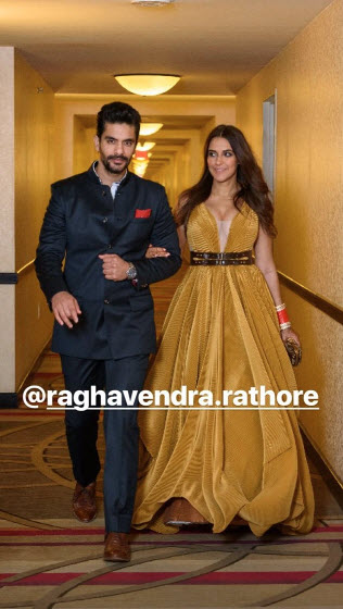 Neha Dhupia and Angad Bedi