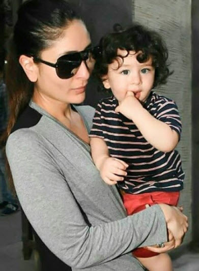 Kareena Kapoor Khan and Taimur Ali Khan