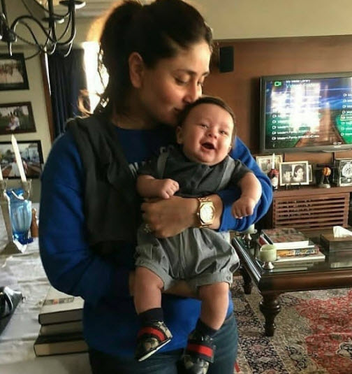 Kareena Kapoor Khan and Taimur Ali Khan