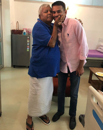 Lalu Prasad and Tej Pratap