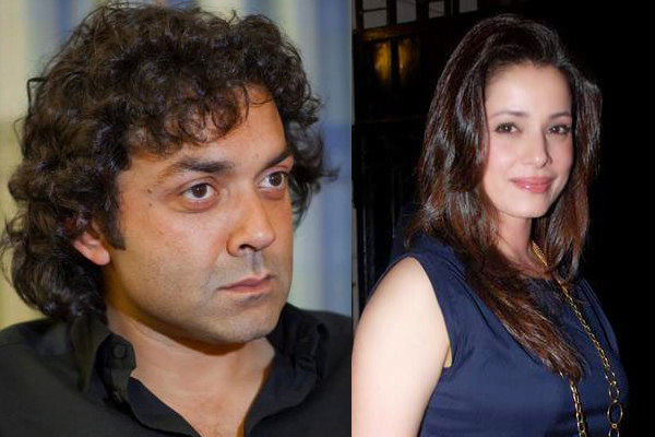 Neelam Kothari Soni and Bobby Deol