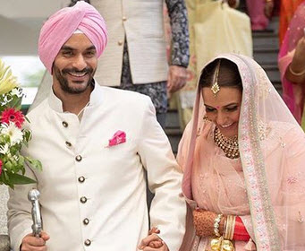 Neha Dhupia and Angad Bedi