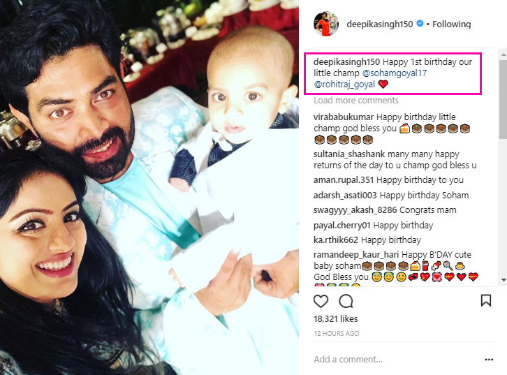 Deepika Singh Goyal, Rohit Raj Goyal and Soham Goyal