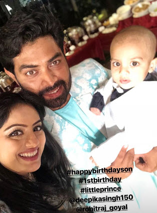 Deepika Singh Goyal, Rohit Raj Goyal and Soham Goyal