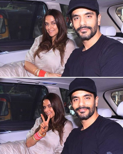 Neha Dhupia and Angad Bedi