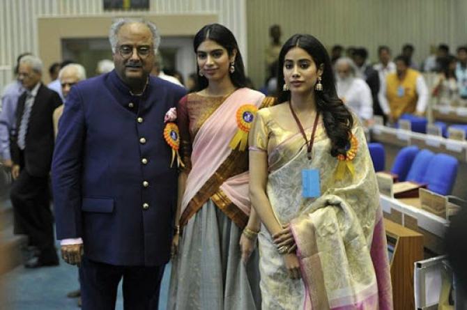 Boney Kapoor Playing Double Role Of Mother And Father