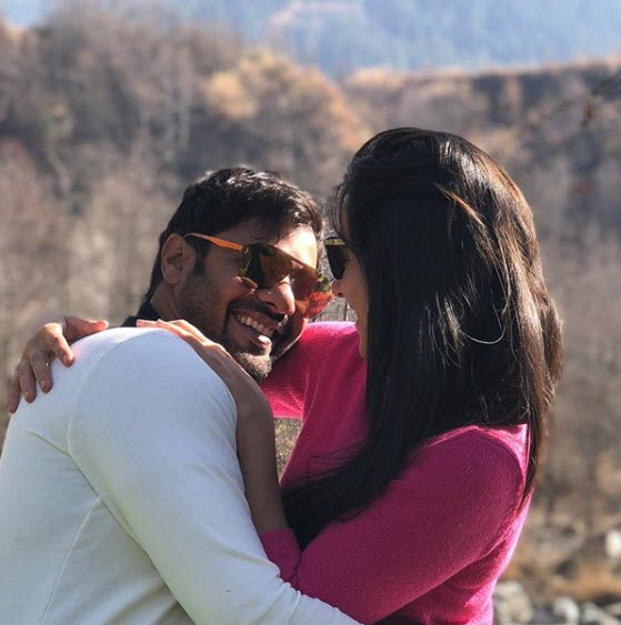 Shabir Ahluwalia birthday wish for kanchi Kaul