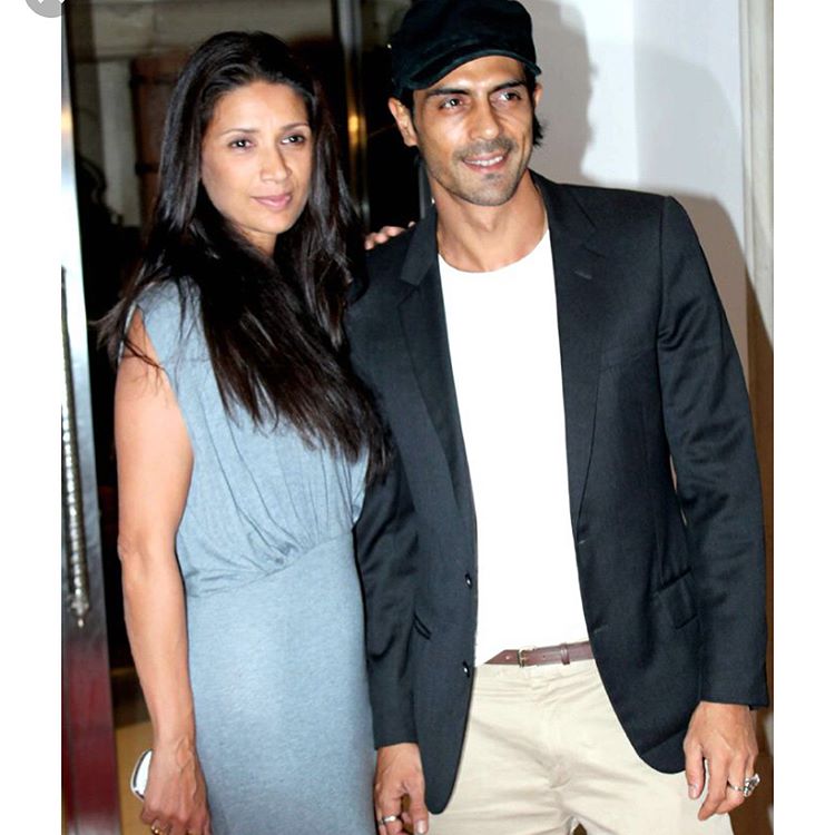 Arjun Rampal and Mehr Jesia