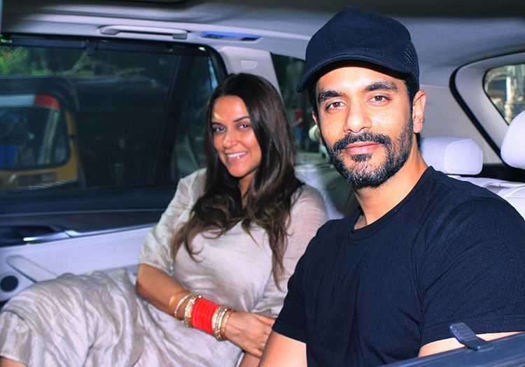 Angad Bedi and Neha Dhupia