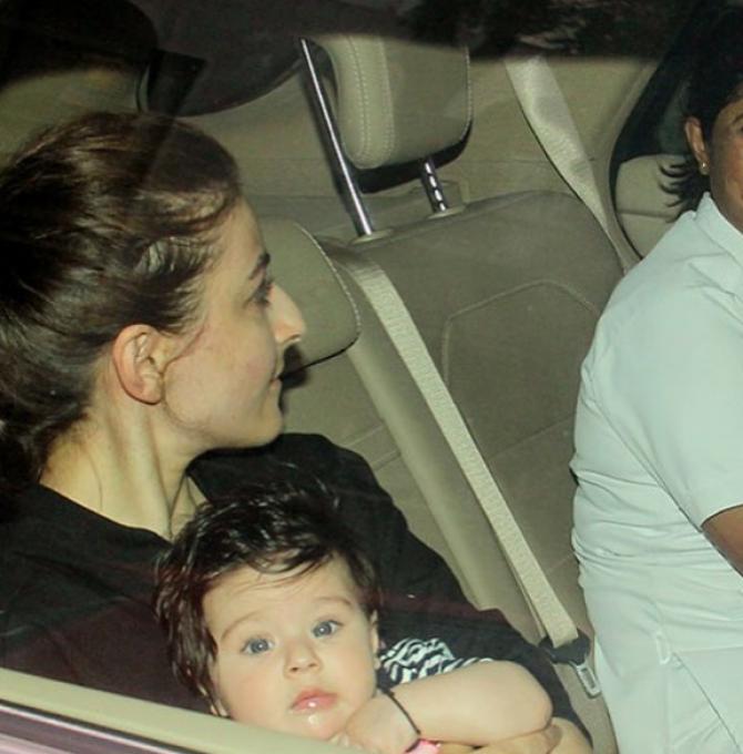 Inaaya Looks Like A Doll On Mommy Soha Ali Khan Arms