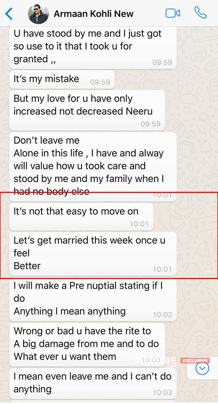 Armaan Kohli Begs Neeru Randhawa To Marry Him