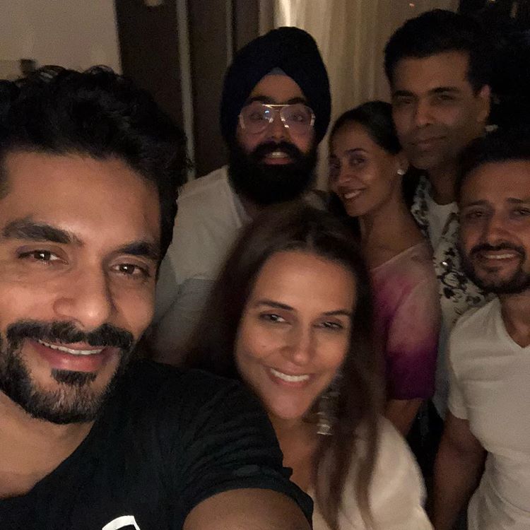 Neha Dhupia and Angad Bedi