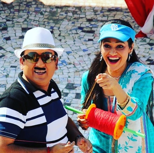 Disha Vakani and Dilip Joshi