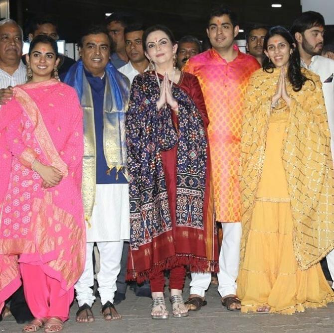 Ambanis and Shoka Mehta