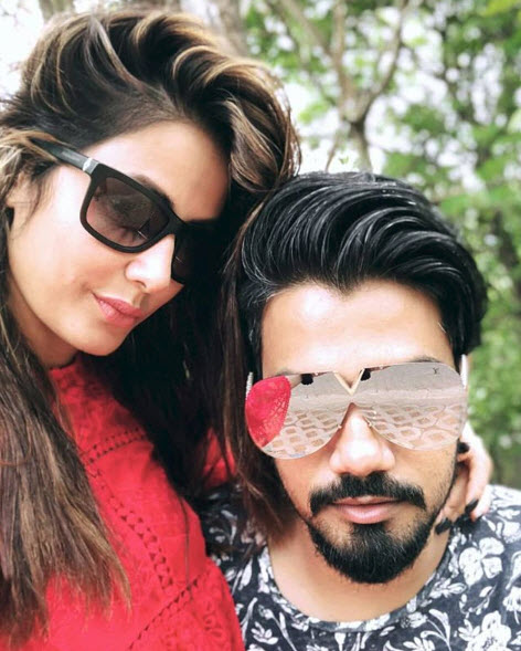 Hina Khan rocky in goa