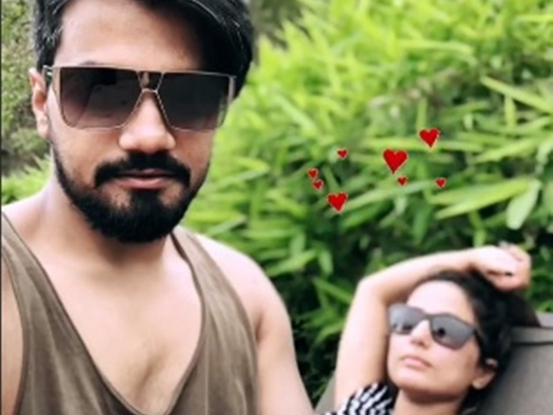 Hina Khan rocky in goa