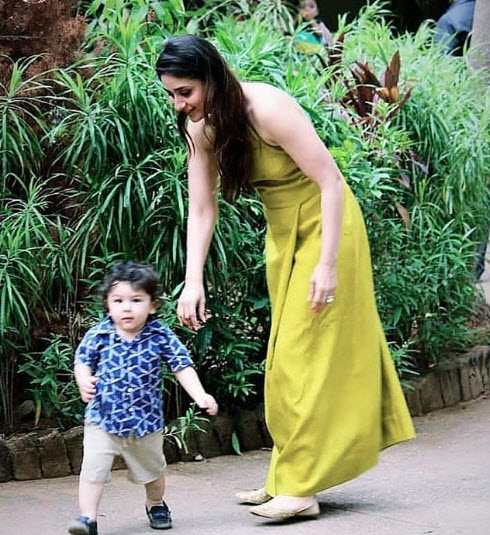Taimur Ali Khan and Kareena Kapoor Khan