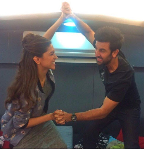 Ranbir Kapoor and Deepika Padukone