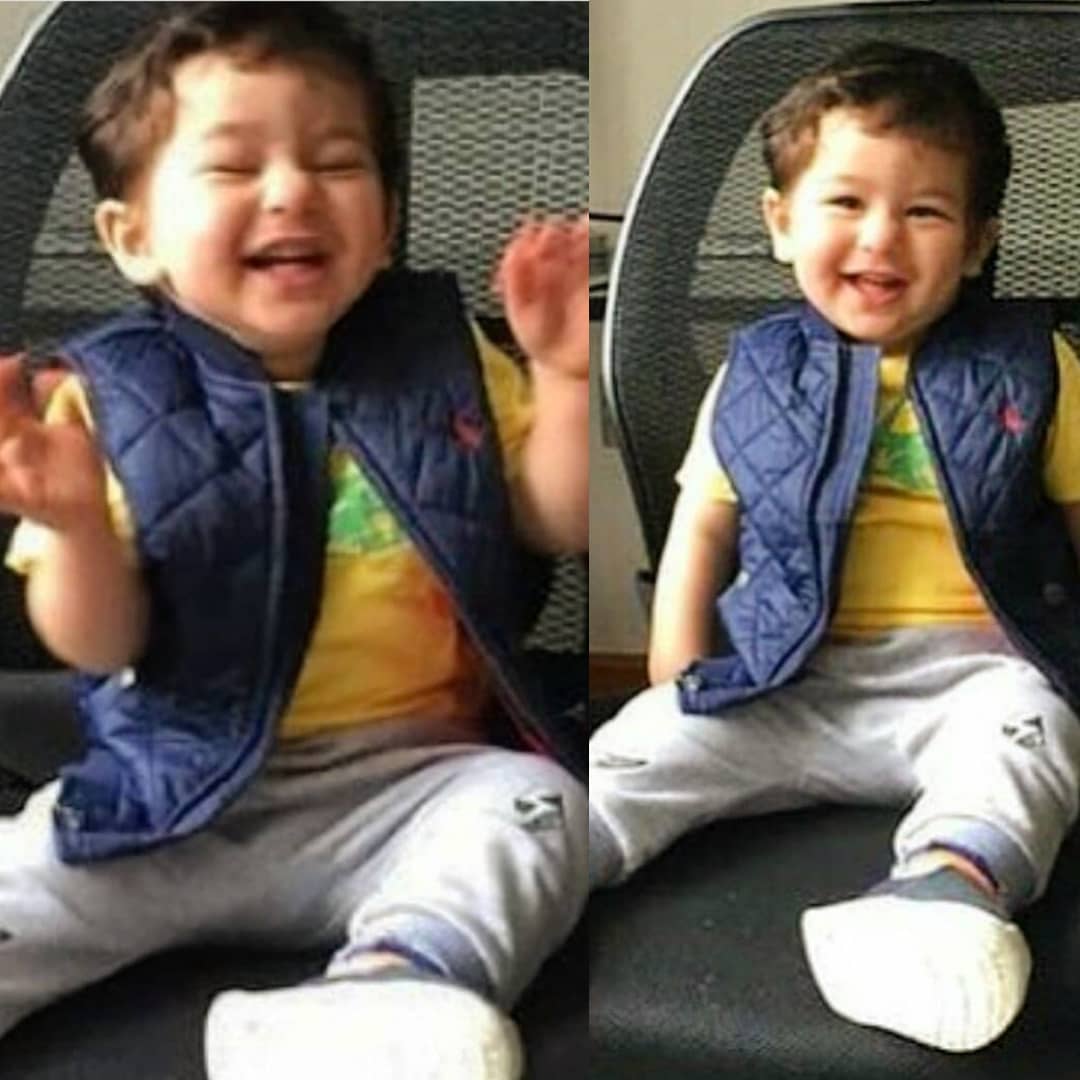Taimur Ali Khan In London With Kareena And Saif