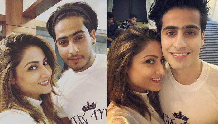 Urvashi with her sons