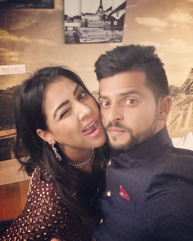 Suresh Raina and Priyanka Chaudhary Raina