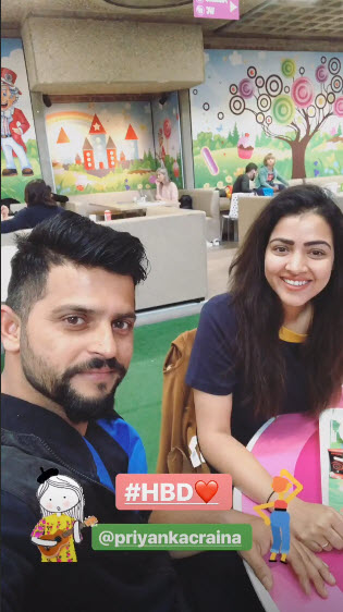 Suresh Raina and Priyanka Chaudhary Raina