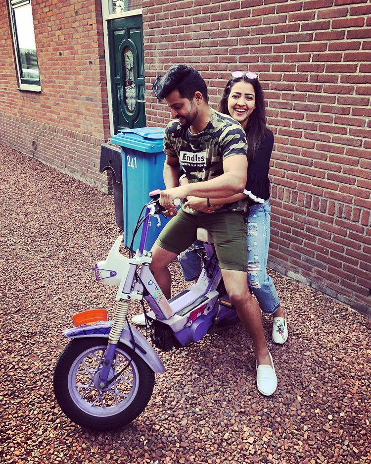 Suresh Raina and Priyanka Chaudhary Raina