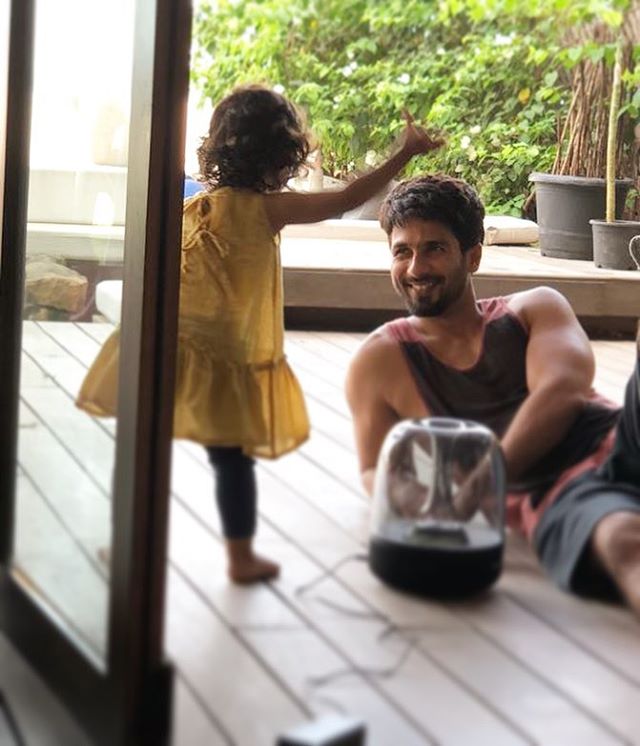 Shahid Kapoor And Misha Kapoor