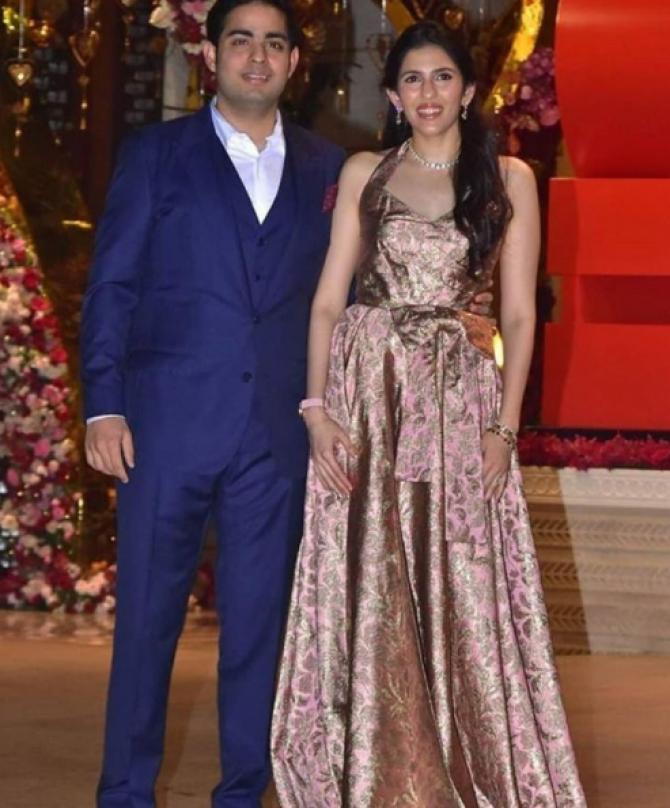 Akash Ambani And Shloka Mehta