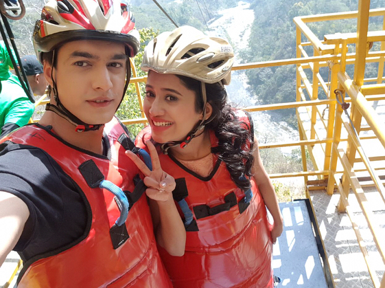 Shivangi Joshi and Mohsin Khan