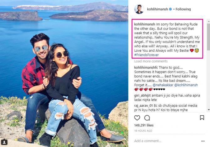 Neha Kakkar And Himansh Kohli