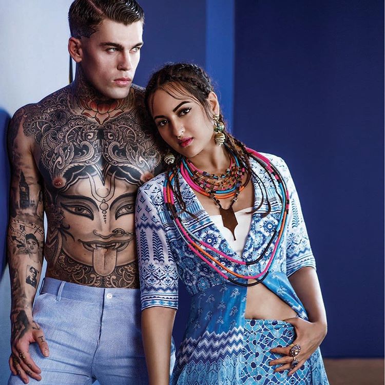 Sonakshi Sinha In Anita Dongre