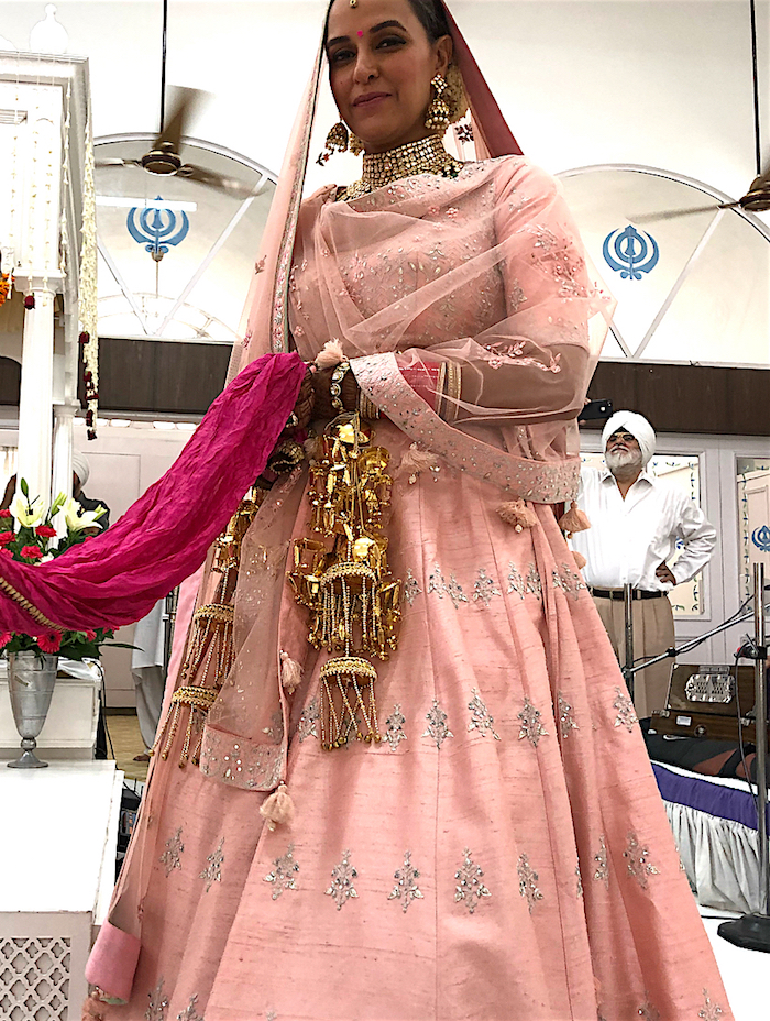 Neha Dhupia In Anita Dongre