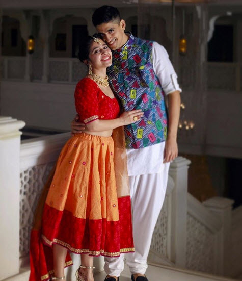 Shweta Tripathi with Chaitanya Sharma