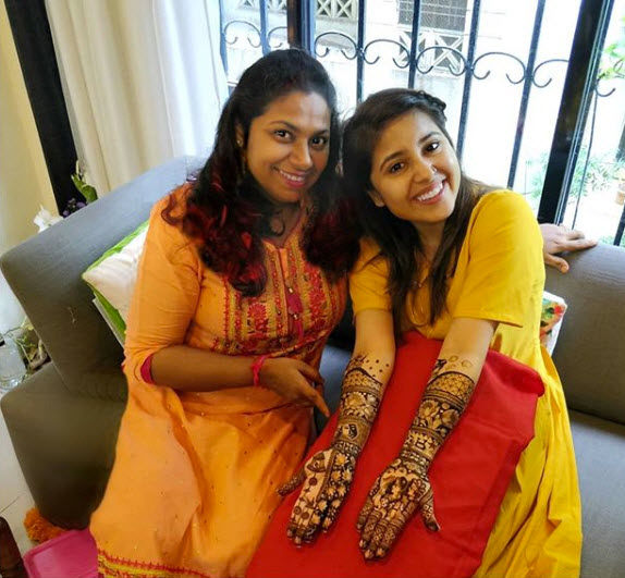 Shweta Tripathi Mehendi