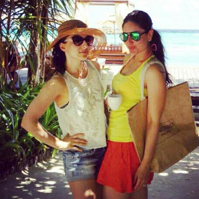 Soha and Kareena