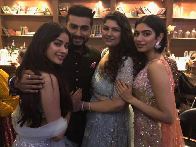 Arjun Kapoor, Janhvi Kapoor and Khushi Kapoor
