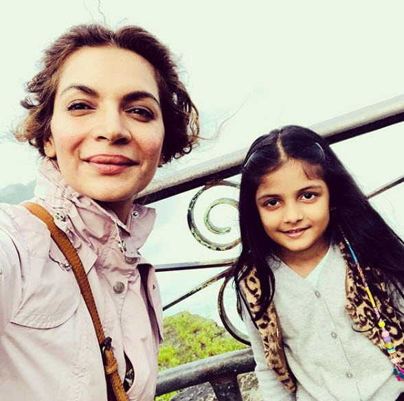 Shweta Kawaatra with her baby girl