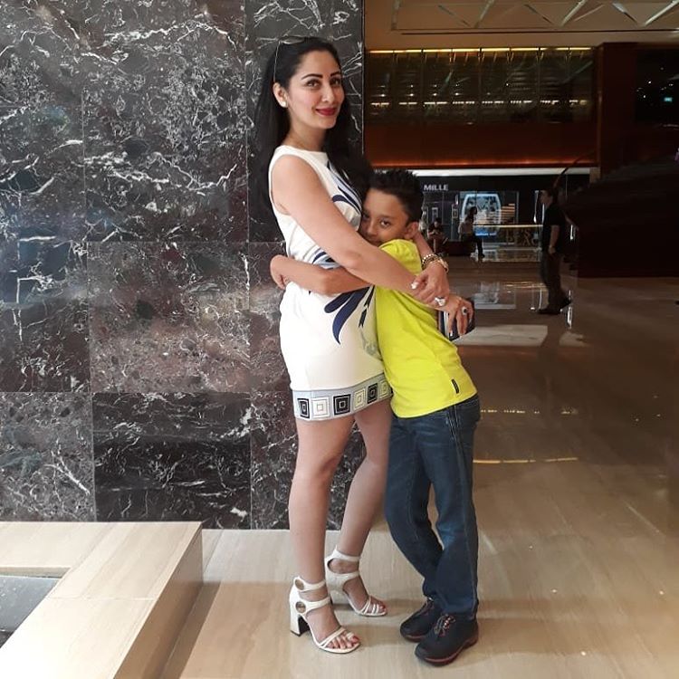 Maanayata Dutt and Shahraan Dutt