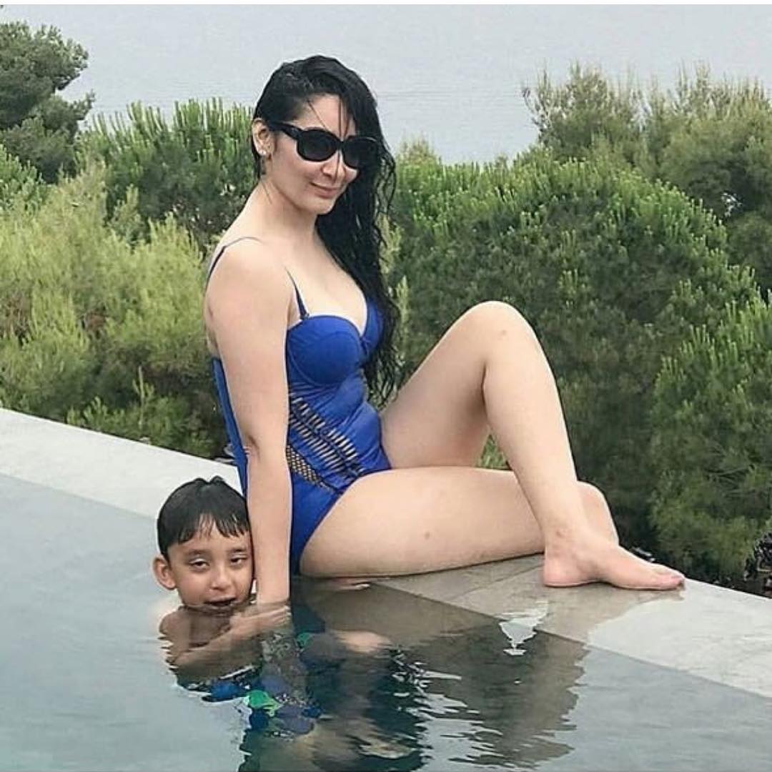 Maanayata Dutt and Shahraan Dutt