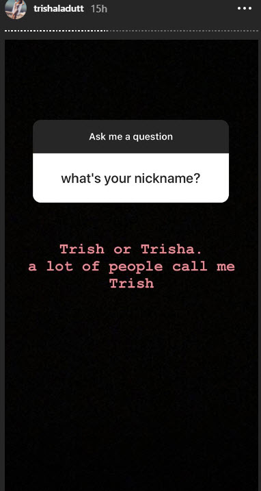 Trishala Dutt Answers How Does It Feel To Live Without Her Parents